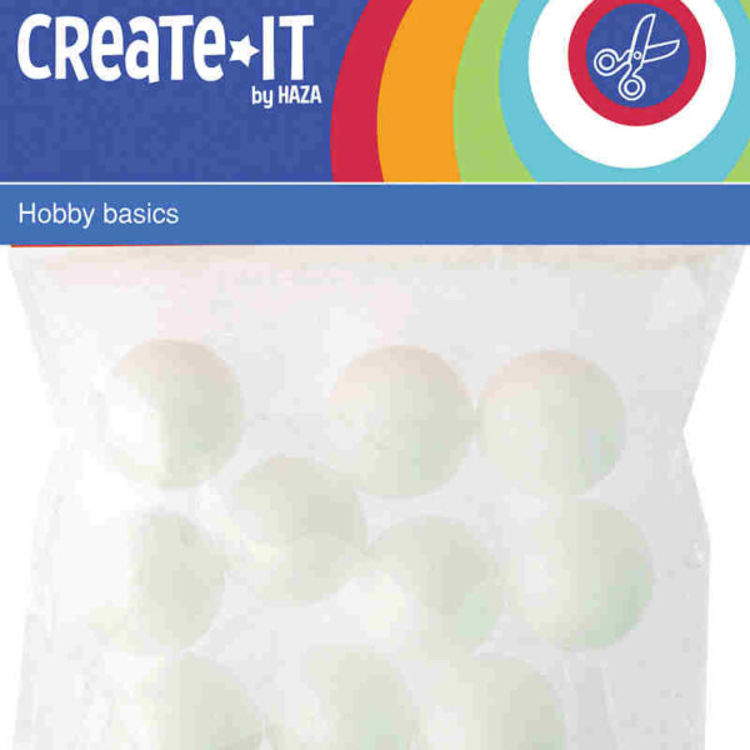 Picture of 3318-POLYSTYRENE SPHERES 2.5 CM 10 PEICES